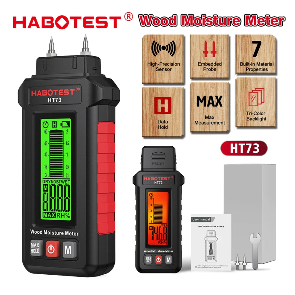 Digital Wood Moisture Meter Humidity — Swuffy