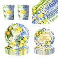 Mediterranean Blue Lemon Party Supplies — Swuffy