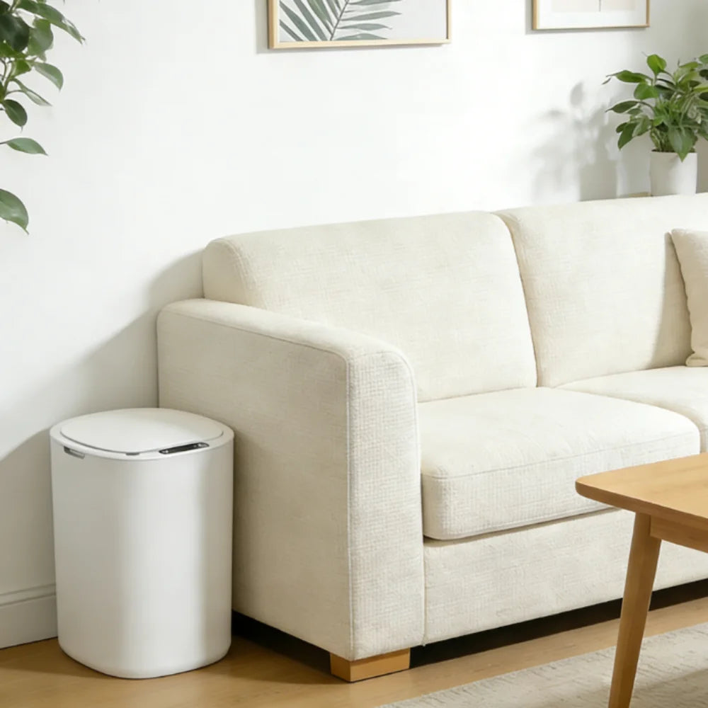 Nuvora Smart Sensing Trash Can Automatic White Trash — Nuvora