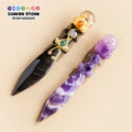 Natural Crystal Athame Model Hand — Swuffy