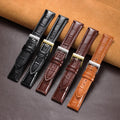 Bamboo Leather Watch Strap Watch — Swuffy