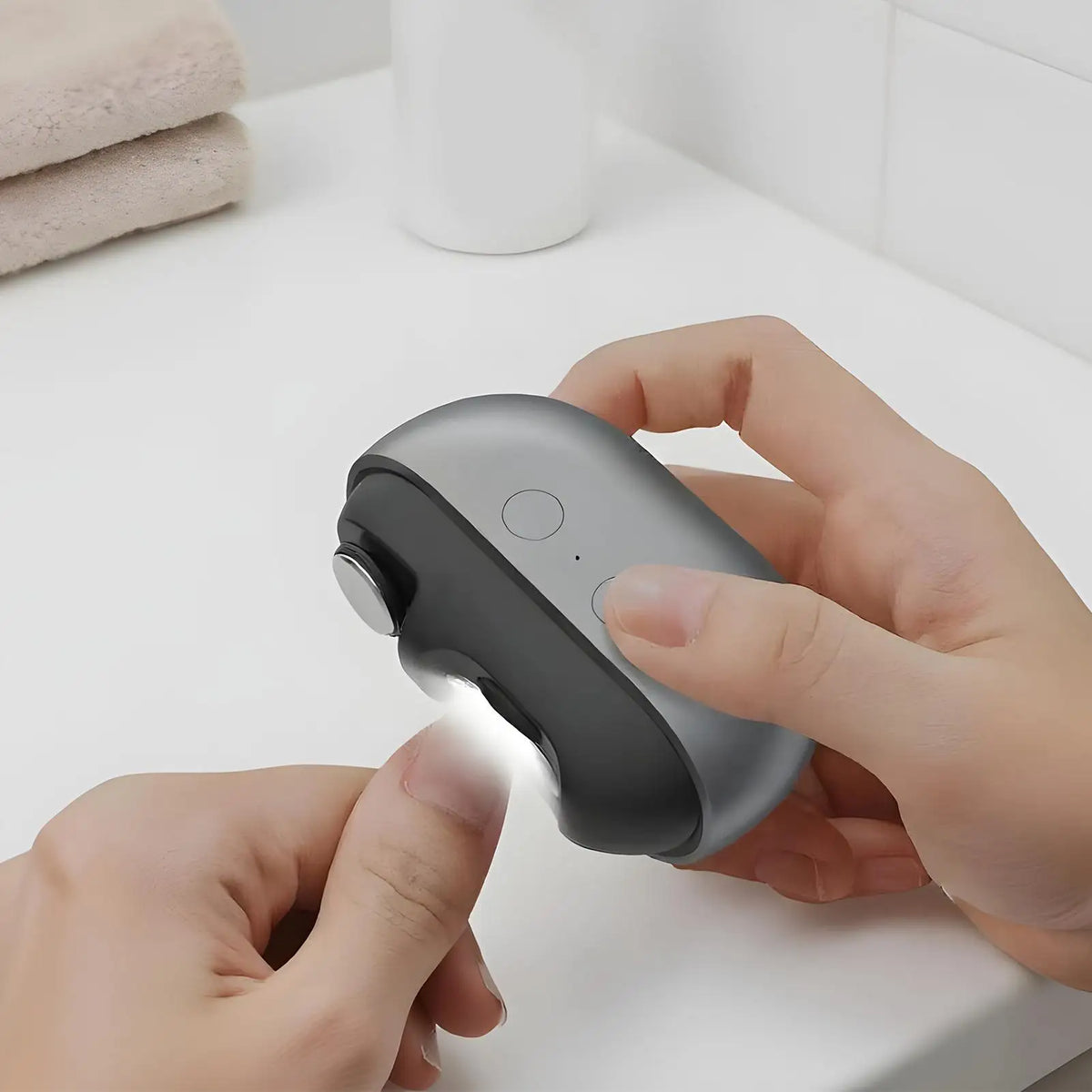 Rechargeable Electric Nail Clippers LED — Swuffy