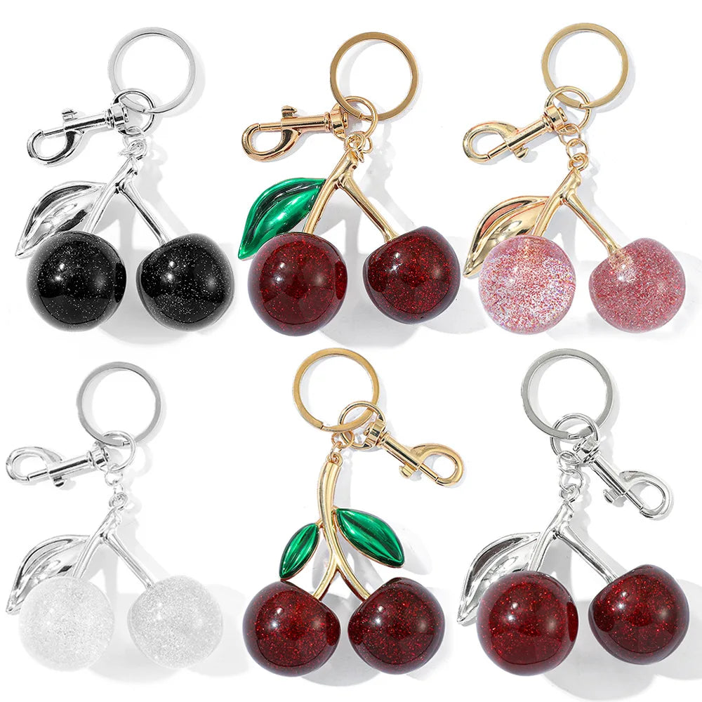 Red Cherry Pendant Keychain Bag — Swuffy