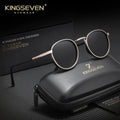 Kingseven Round Polarized Sunglasses Metal — Swuffy