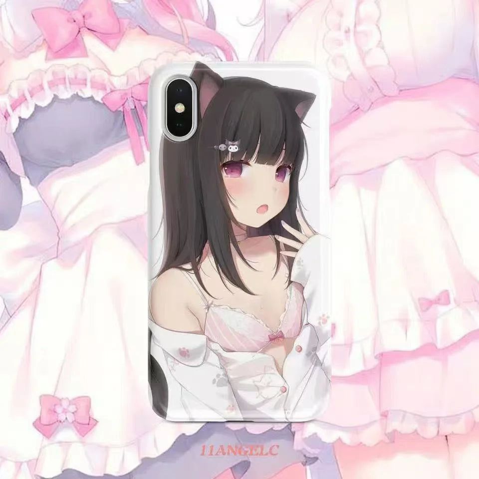 Comic Kitten Girl Phone Case — Swuffy