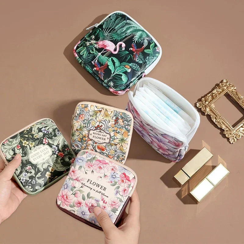 Vintage Floral Sanitary Napkin Bag — Swuffy