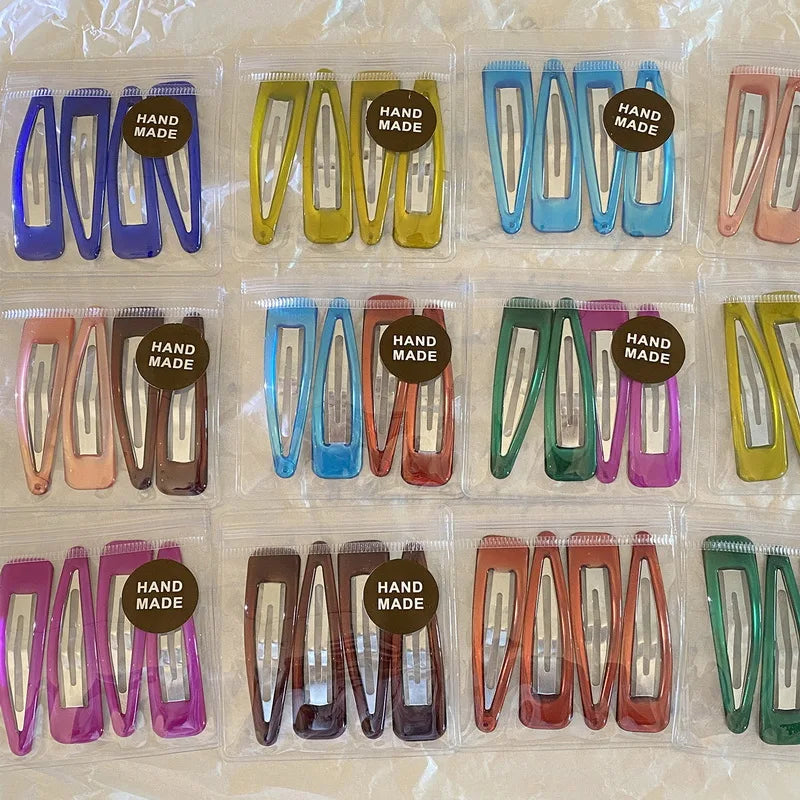 Oil Water Droplets Hair Clip — Swuffy