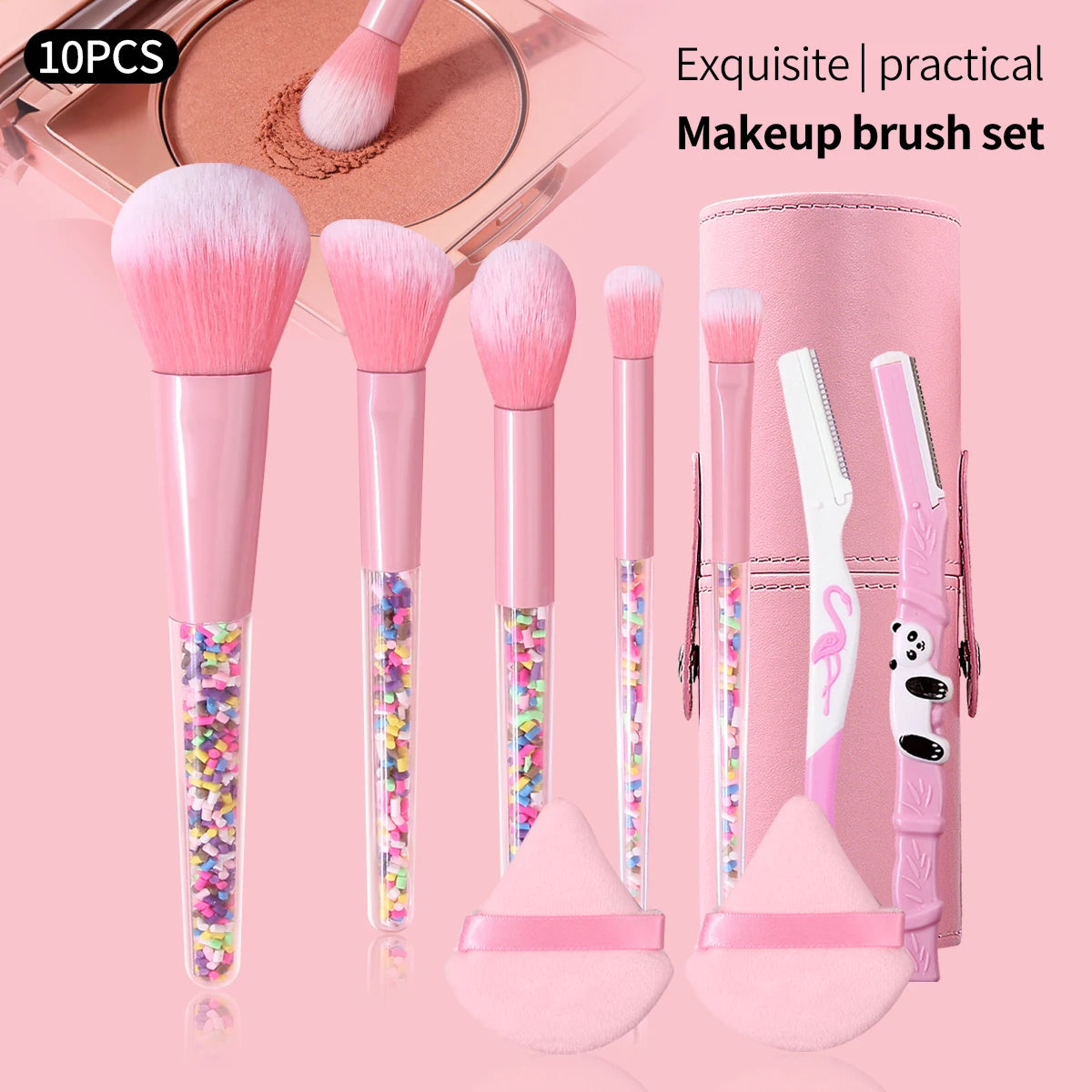 Pink Makeup Brush Makeup Brush — Swuffy