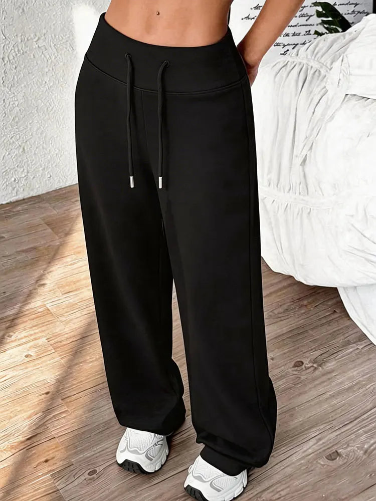 Casual Wide Leg Yoga Joggers — Swuffy