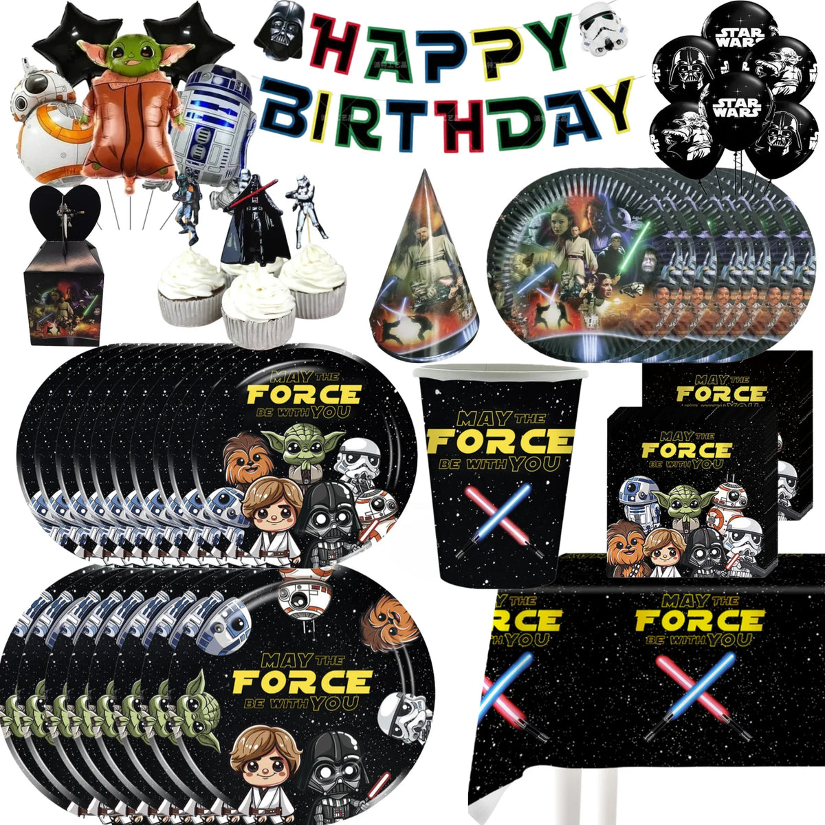 Stares Waring Birthday Party Decorations — Swuffy
