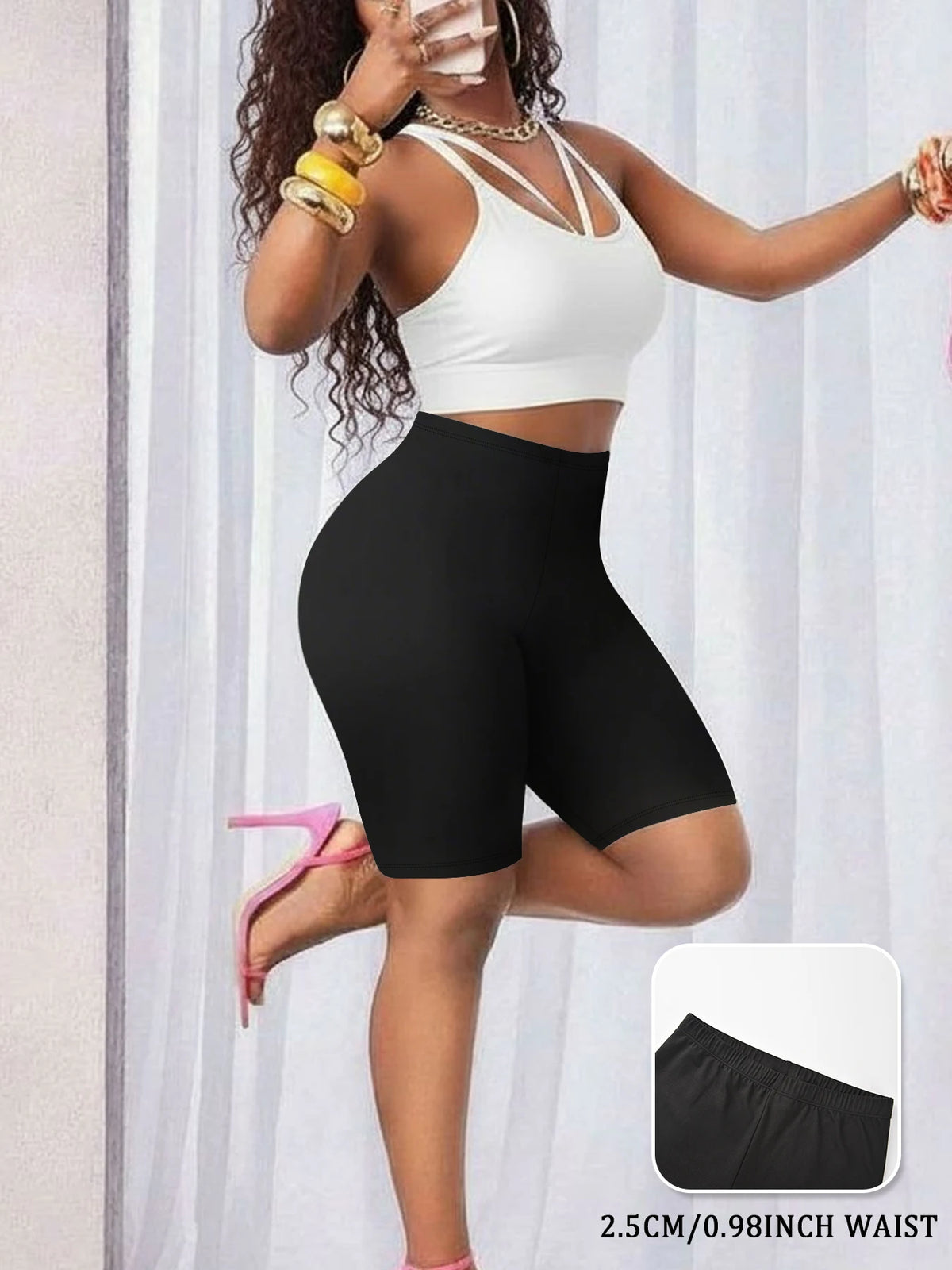 Super Soft Biker Shorts Stretchy — Swuffy