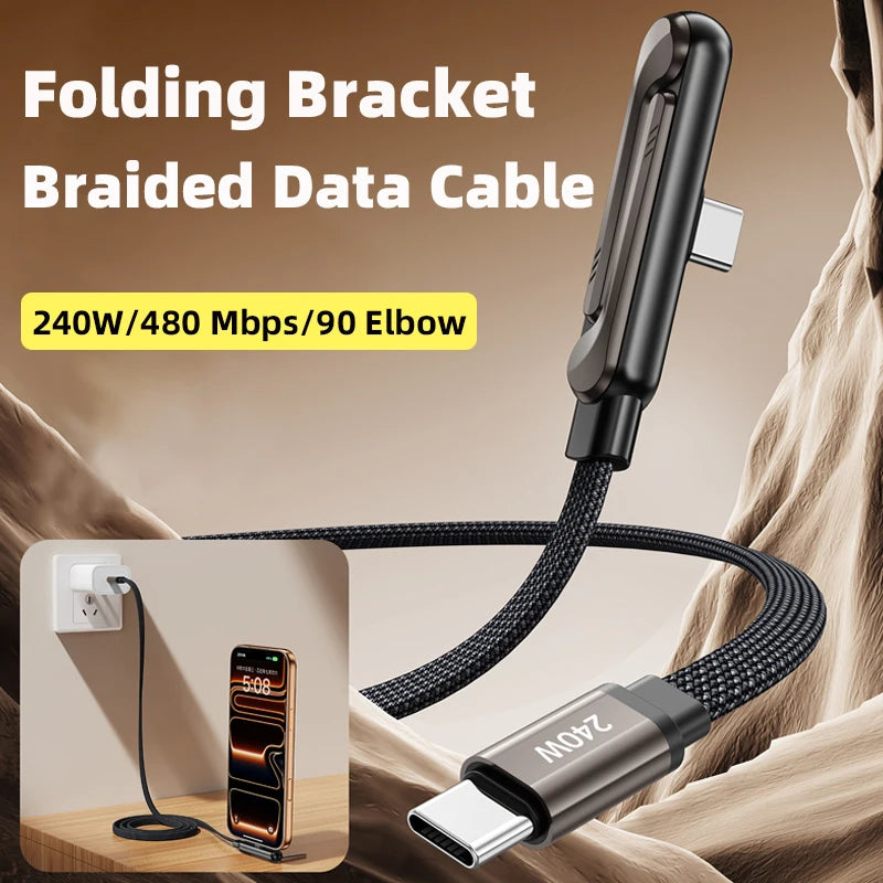 Foldable Charging Cable Type Type — Swuffy