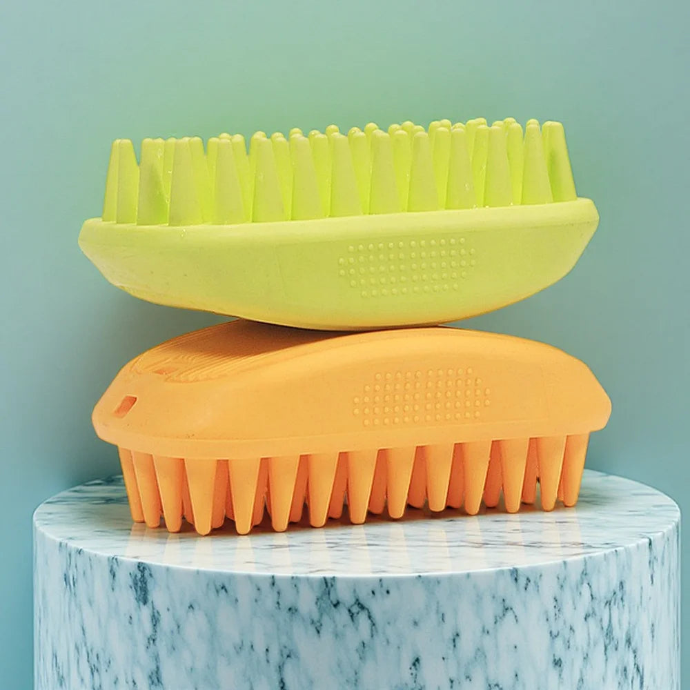 Soft Silicone Pet Bath Brush — Swuffy