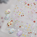 Small Flowers Strawberry Cherry Nail — Swuffy