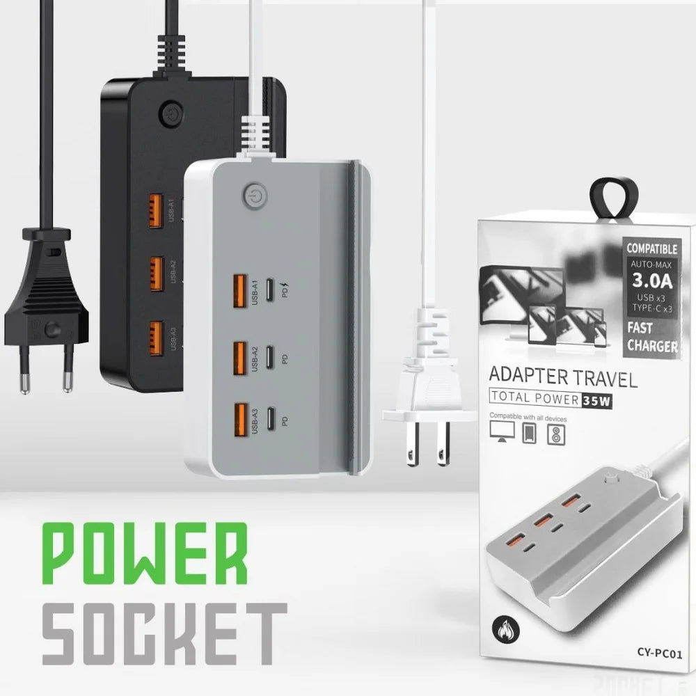 6-Port USB-C Charging Station — Swuffy