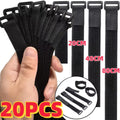 Velcro Straps Black Width Nylon — Swuffy