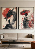 Landscape Jigsaw Puzzles Samurai Geisha — Swuffy