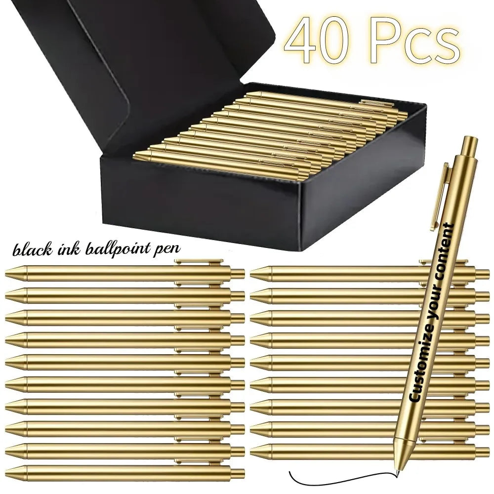 Custom Ballpoint Pen Black Gift — Swuffy