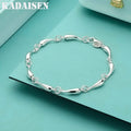Sterling Silver Bracelet Drop Chain — Swuffy