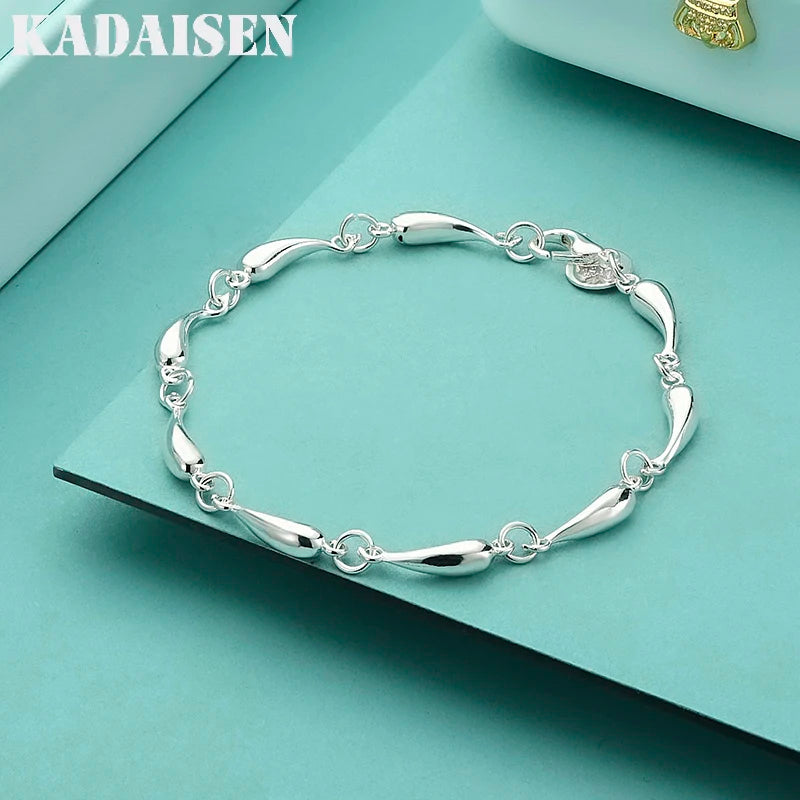 Sterling Silver Bracelet Drop Chain — Swuffy