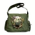 Vintage Shoulder Bag Canvas Frog — Swuffy