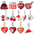 Sterling Silver Charm Red Themed — Swuffy