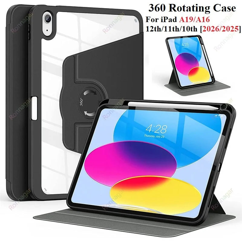 Rotation Case Ipad Pencil Holder — Swuffy