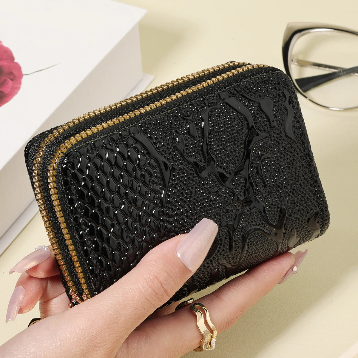 Slim Zip Card Wallet — Swuffy