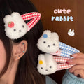 Cartoon Plush Miffy Rabbit Checkered — Swuffy