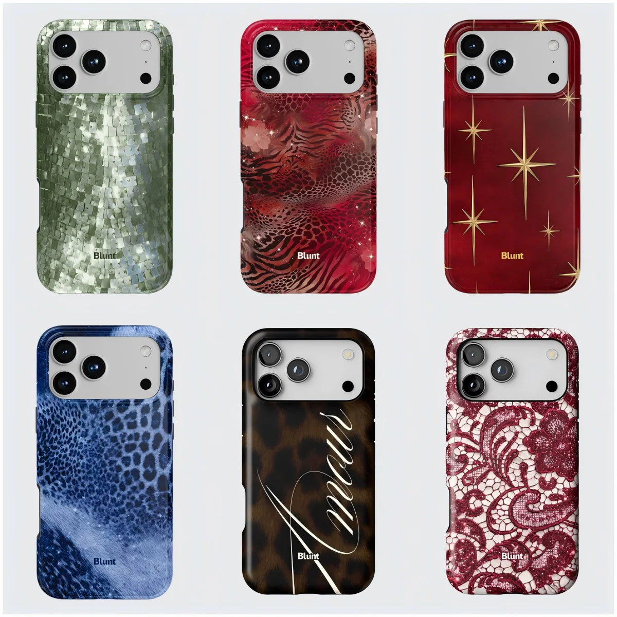 Blunt Script Leopard Phone Case — Swuffy