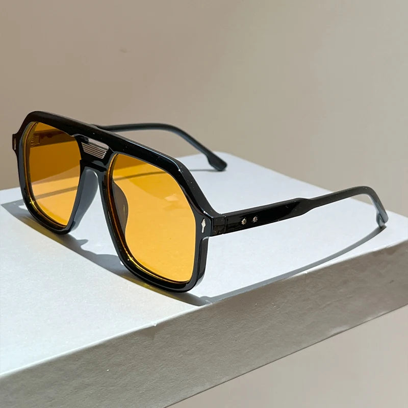 Kammpt Oversized Pilot Sunglasses Double — Swuffy