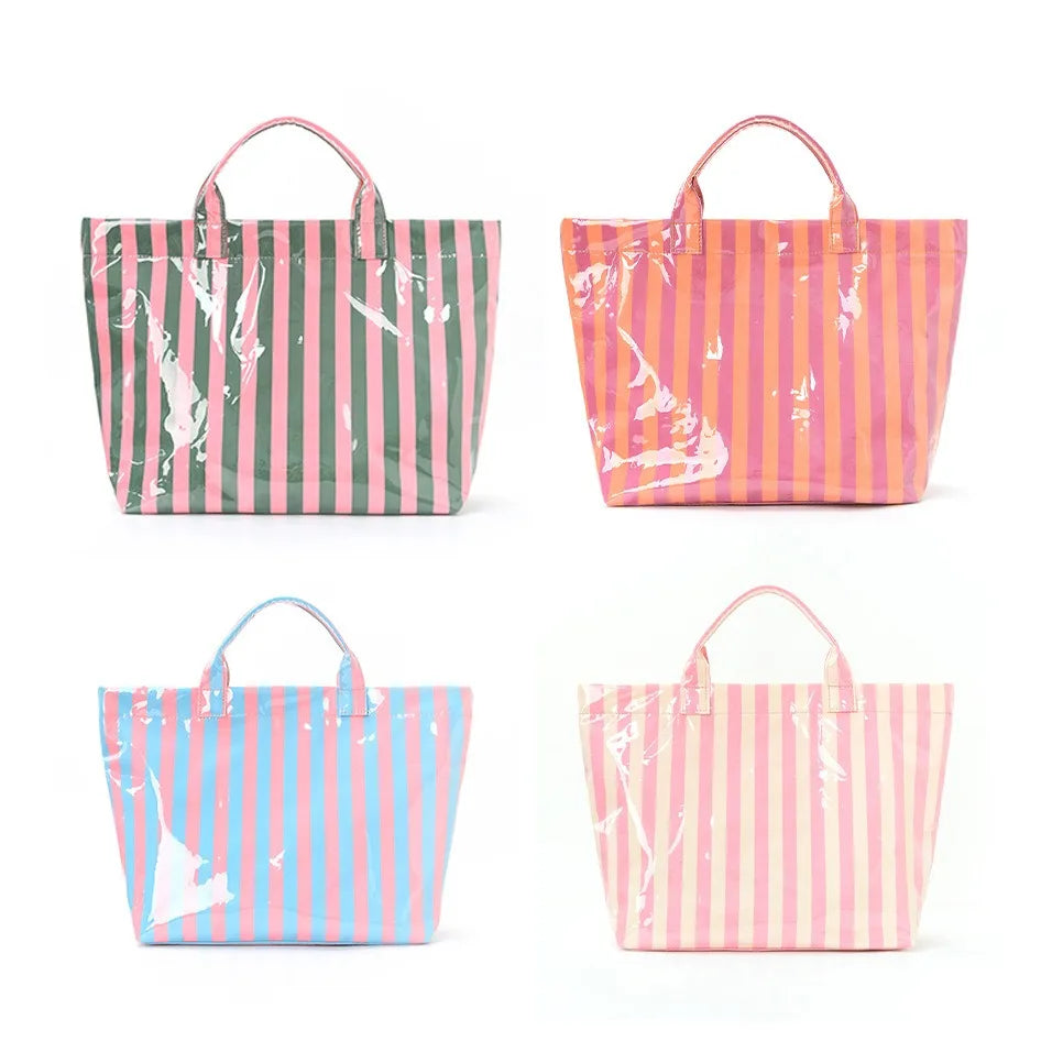 Cross Border Striped Tote Bag — Swuffy