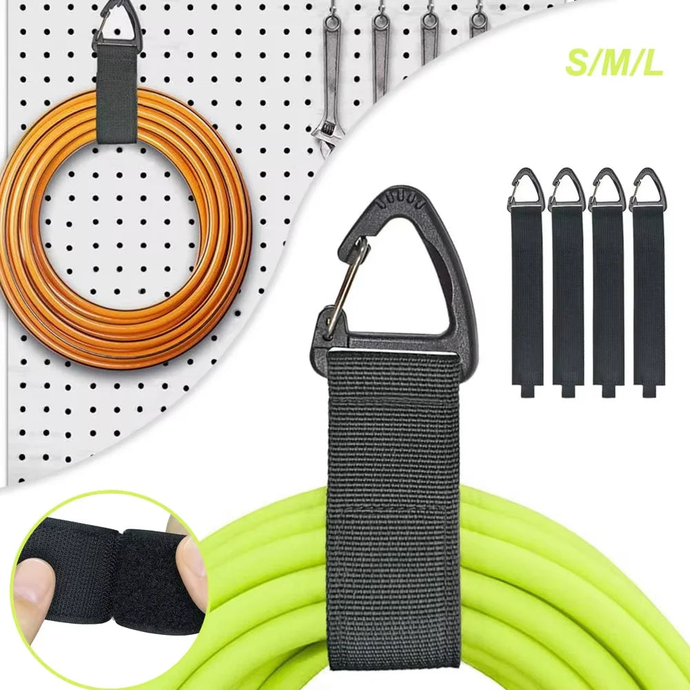 Heavy-Duty Hook & Loop Cable Straps with Carabiner — Swuffy