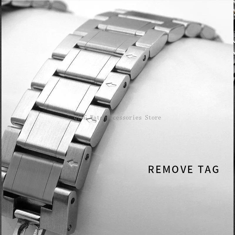 Stainless Steel Watchband Curved End — Swuffy