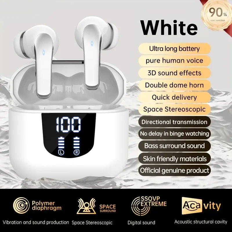 Tws Wireless Bluetooth Earphones Noise — Swuffy