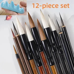 Painting Brush Bamboo Bag Watercolor — Swuffy