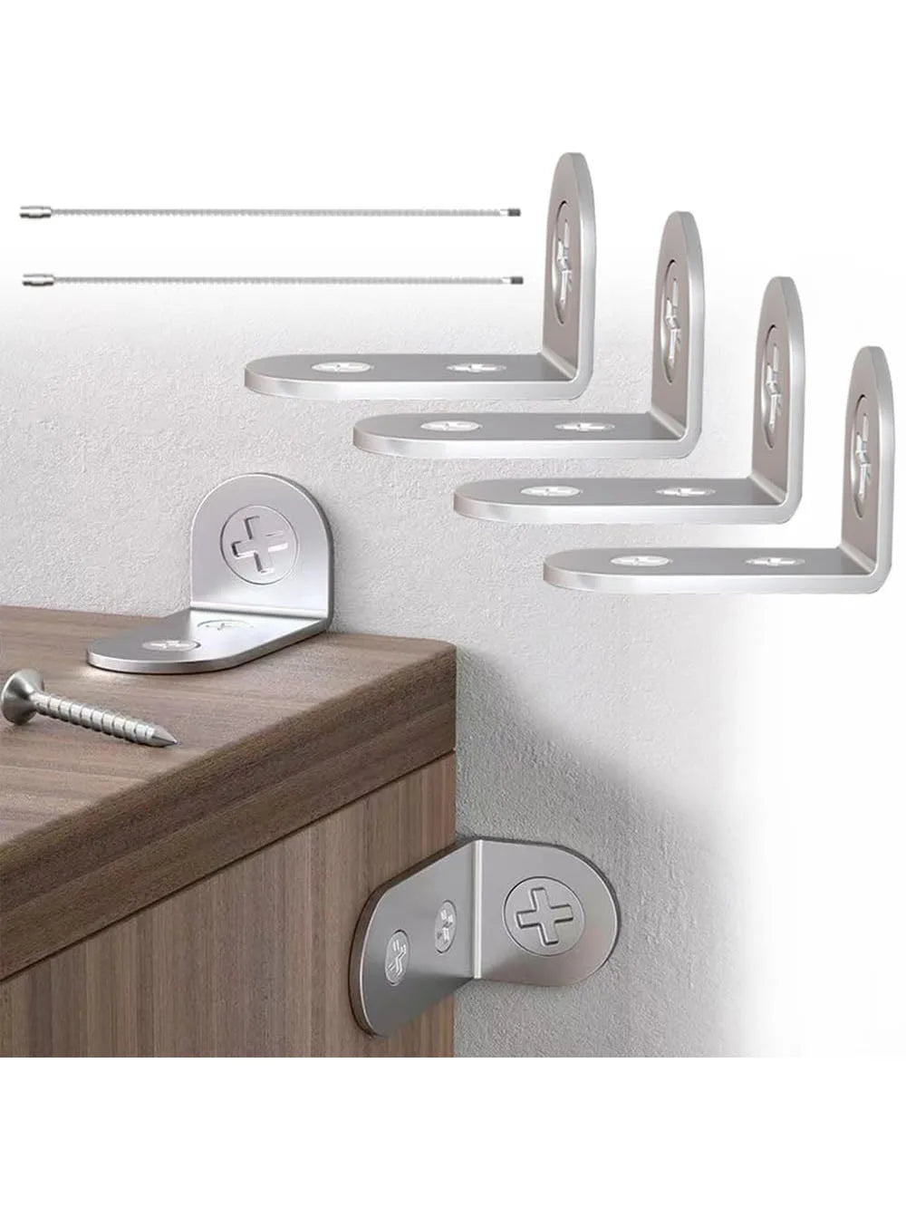 Furniture Anchors Earthquake Straps Anti — Swuffy