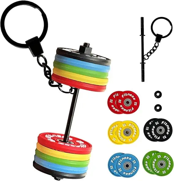 Detachable Barbell Weight Plate Keychain — Swuffy