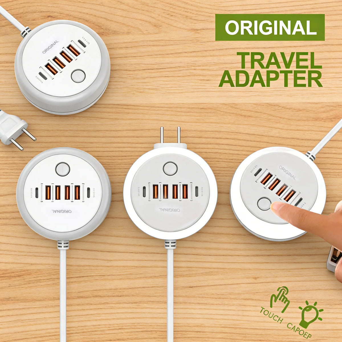 Round USB Charging Station Type — Swuffy
