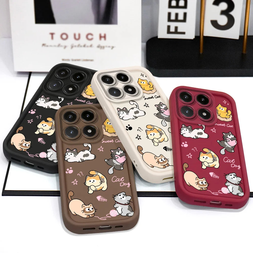 Playing Cat Phone Case Xiaomi — Swuffy