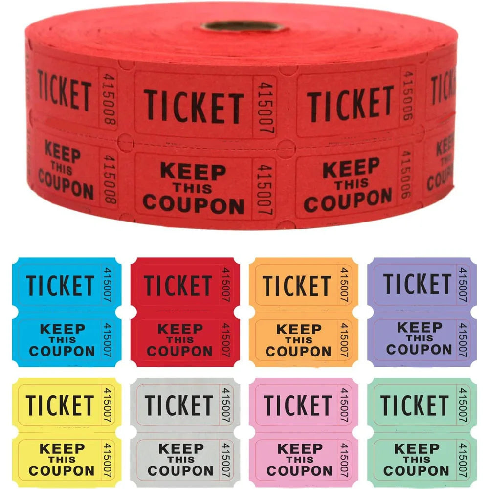 Event Admission Ticket Roll — Swuffy