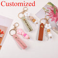 Custom Name Keychain Flower Pendant — Swuffy