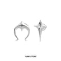Hip Hop Star Moon Earrings — Swuffy