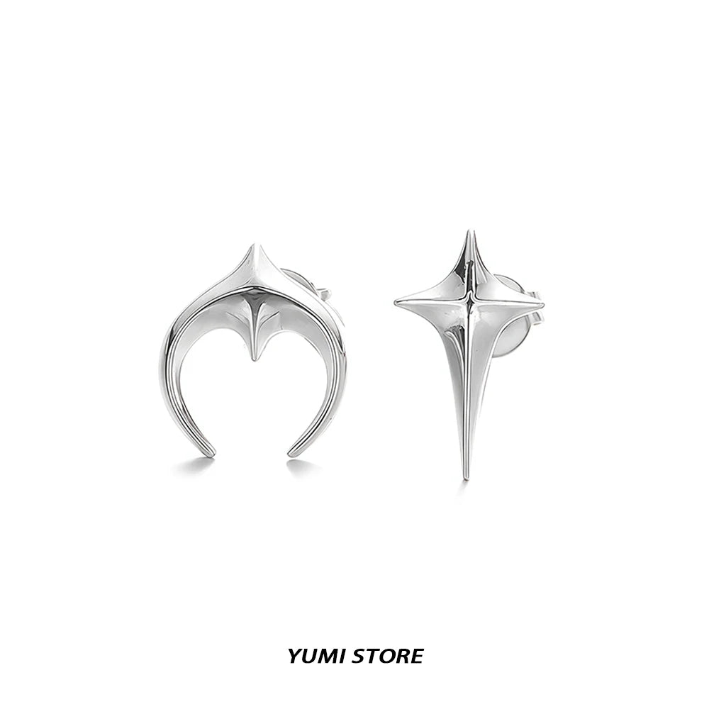 Hip Hop Star Moon Earrings — Swuffy