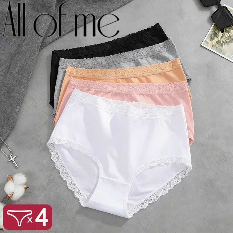 Waist Cotton Underwear Lace Waistband — Swuffy