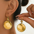 Retro Metal Irregular Textured Round — Swuffy