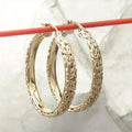 Vintage Classic Gold Hoops Earrings — Swuffy