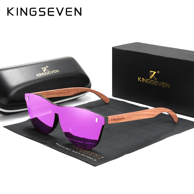 Kingseven Glasses Natural Bubinga Wooden — Swuffy
