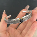 Solid Sterling Silver Retro Bracelet — Swuffy