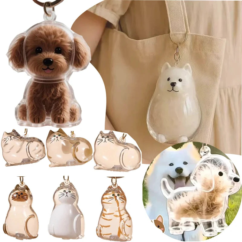 Dog Hair Keychain Lovely Dog — Swuffy